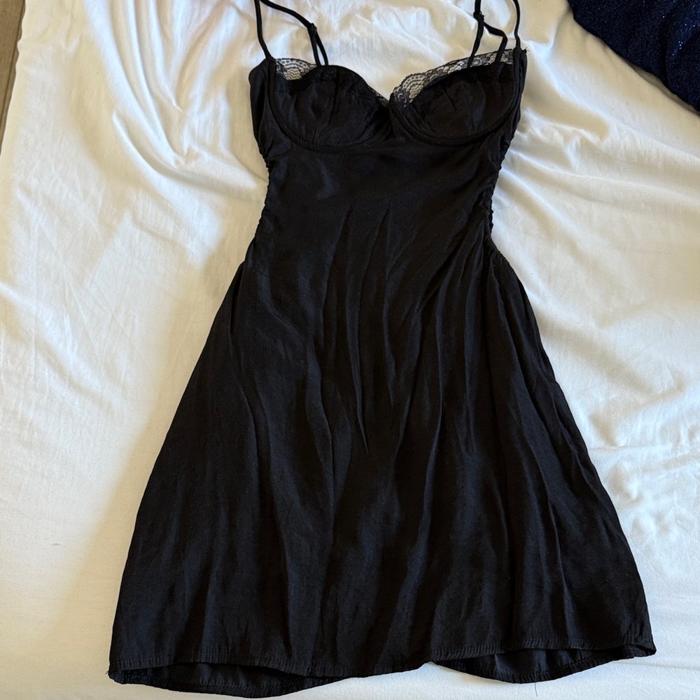 Elegant Black Slip Dress